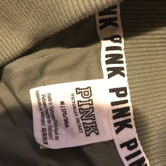 VS PINK BOMBER JACKET SZ M - Picture 2 of 3